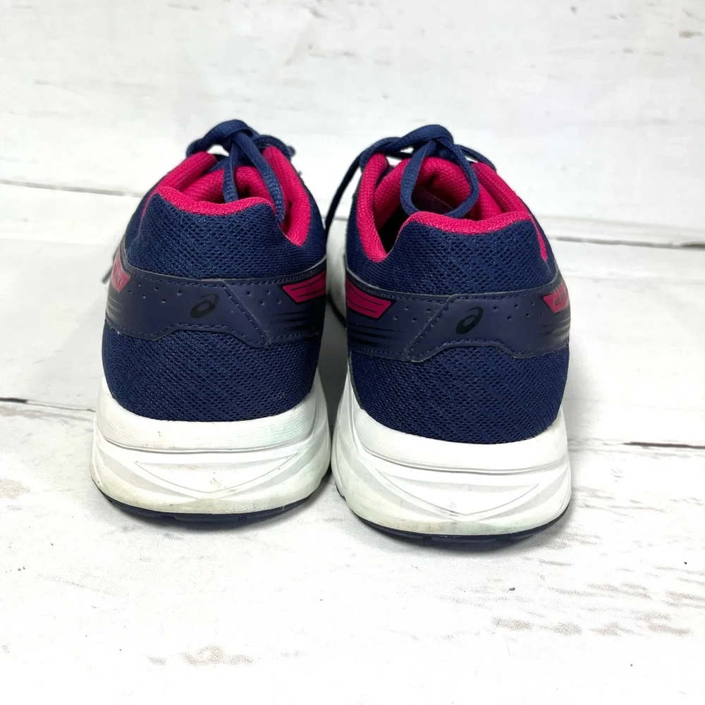 Asics Womens Gel-Contend 4 Running Shoes Size 9.5‎ Blue T765N Low Top.